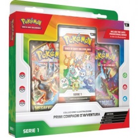 Pokémon Collezione Illustrazione Primi Compagni d'Avventura - Serie 1