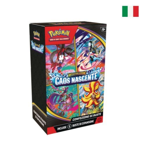Pokémon Megaevoluzione – Caos Nascente – Bundle da 6 bustine ITA