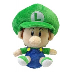 Super Mario Bros. Plush Figure Baby Luigi 13 cm